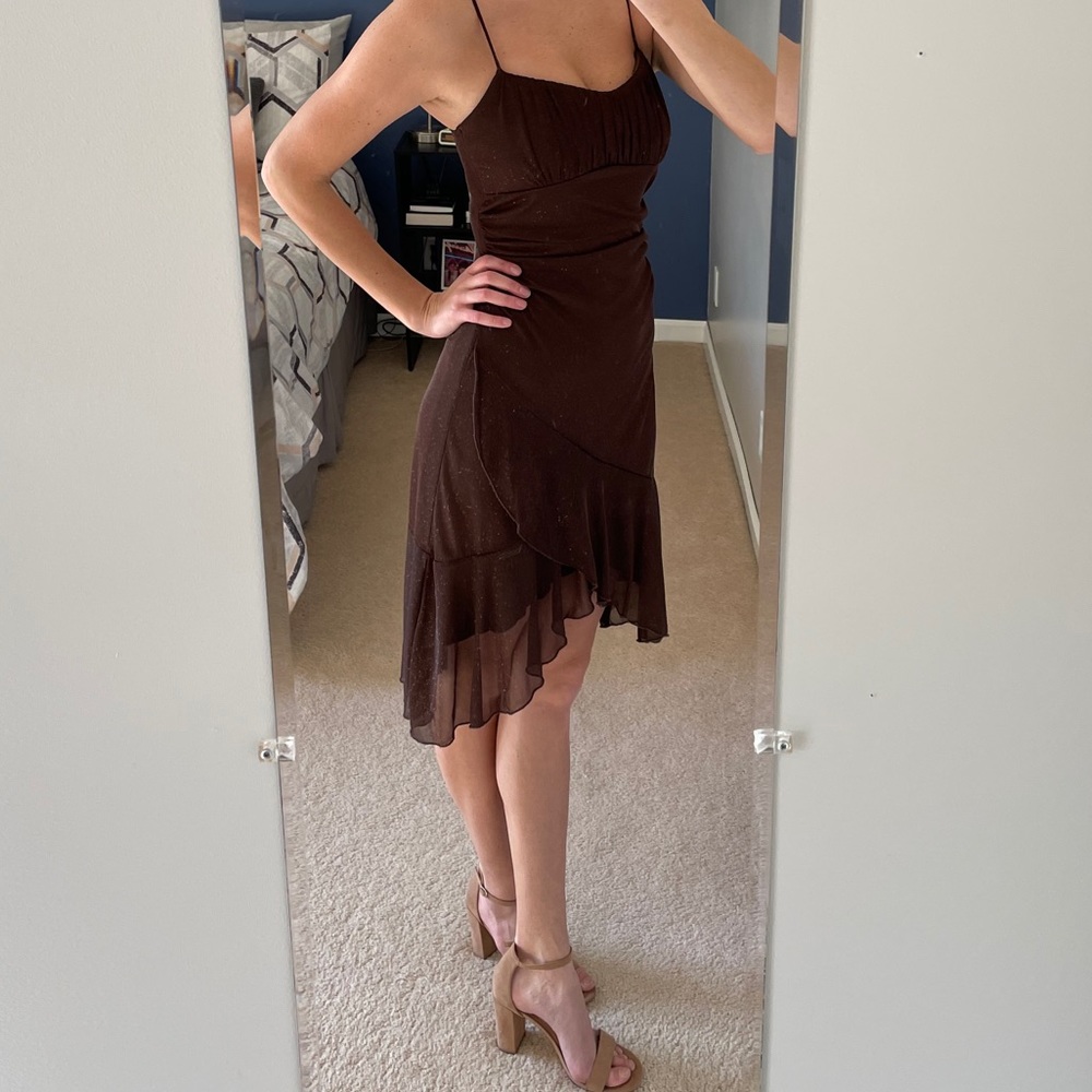 Chocolate glitter dress